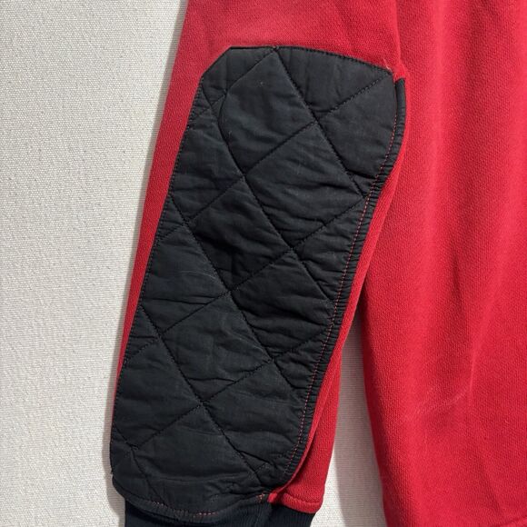 Polo Ralph Lauren Pullover Mens XL Moto Racing Red 1/4 Zip Union Jack British - Picture 12 of 15